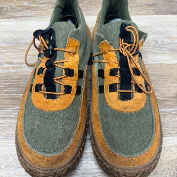 Hybrid Green Label The Artful Olive Textile Sneaker Men\'s Size 13 main image 6